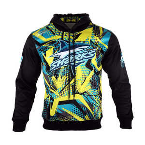 Sudaderas con capucha y sudaderas de poliéster/algodón a prueba de viento ecológicas de alta calidad personalizadas para hombres con bordado e impresión digital - Product Image 4