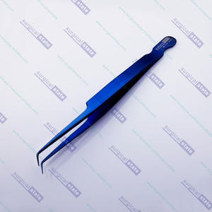 Pince à cils de ramassage classique russe couleurs personnalisées en acier inoxydable de qualité supérieure disponibles - Product Image 5