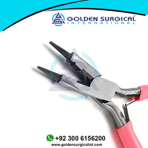 Herramienta de alicates de joyería de empalme y fijación antideslizante con mango rosa bonito para accesorios de bricolaje MOQ bajo - Product Image 3