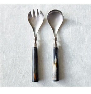 Cuillère en corne de buffle et coquillage de qualité supérieure, forme de manche au design unique, produit en promotion pour cadeau - Product Image 5