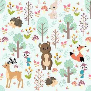 Tissu de couches pour bébé, imperméable, à motifs numériques, personnalisés, en polyester, polyuréthane stratifié, 100% - Product Image 1