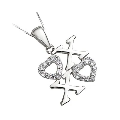 Silver Pendant with CZ - PNJ Jewelry - Vietnam Manufacturer