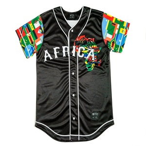 Maillot de baseball à sublimation personnalisée pour homme Tissu en maille ample Logo OEM Maillot de baseball personnalisable en polyester respirant - Product Image 3