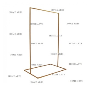 แท่นต้อนรับงานหมั้นและงานอีเว้นท์ คุณภาพเยี่ยม สีทอง รูปทรงตามสั่ง ทำจากโลหะ - Product Image 1