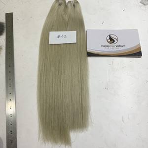 Máquina de trama de color, cabello humano liso, hueso, 8-34 pulgadas de longitud, cutícula, alineación, fabricante n. ° 61 - Product Image 4