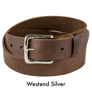 Pantalones clásicos para hombre y mujer, cinturón de cuero marrón, 38mm, 1,5 ", VES-0017 - Product Image 6