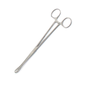 Sponge Holding Forceps 320MM (12 <b>1</b>/<b>2</b>") Serrated Without <b>Ratchet</b> Surgical Organ and Tissue Grasping CE Certified Class I - Product Image 6