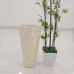 Florero de perlas Madre, maceta de color natural, maceta de artesanía de vietnam, jarrón alto de diseño más nuevo - Product Image 6