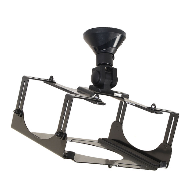 Ceiling Projector Mount Standard Black 280x250x120mm Arm Length 110mm Tilt & Swivel 10kgs