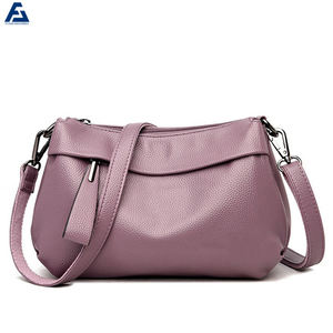 Bolsos cruzados personalizados para mujer, bolsos de hombro de cuero genuino a la moda, color personalizado, espalda de mano, forro de cuero genuino con cremallera - Product Image 2