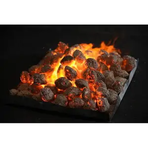 木柴烧炭硬木木炭木炭木屑木炭，用于烧烤、煤球、烧烤