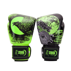Gants de boxe 16 oz de haute qualité avec étiquette personnalisée en cuir de vachette véritable et cuir PU prix de gros - Product Image 1
