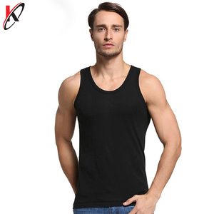 Débardeur d'été à col rond pour hommes, tricoté et respirant, chemise de style hip-hop sans manches - Product Image 4