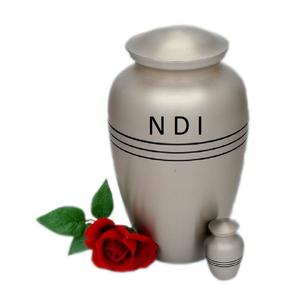 Urnes funéraires décoratives en métal de style moderne Cendres humaines pour adultes Fournitures funéraires Cendres pour adultes Urnes funéraires de grande capacité pour adultes - Product Image 2