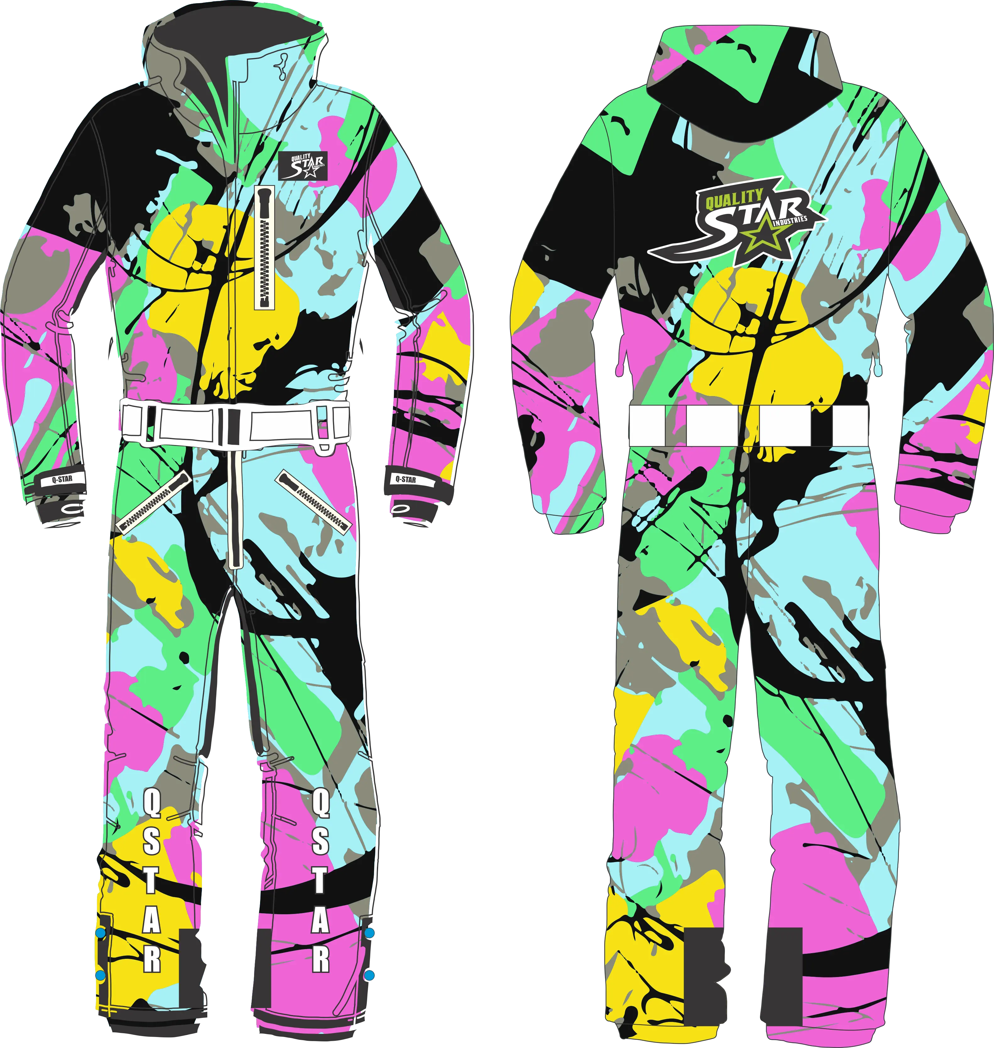 स्की रेट्रो Snowsuit स्की दौड़ सूट खुद के डिजाइन निविड़ अंधकार शीतल-खोल के लिए 100% पॉलिएस्टर अछूता स्की <span class=keywords><strong>बर्फ</strong></span> रेसिंग सूट यूनिसेक्स