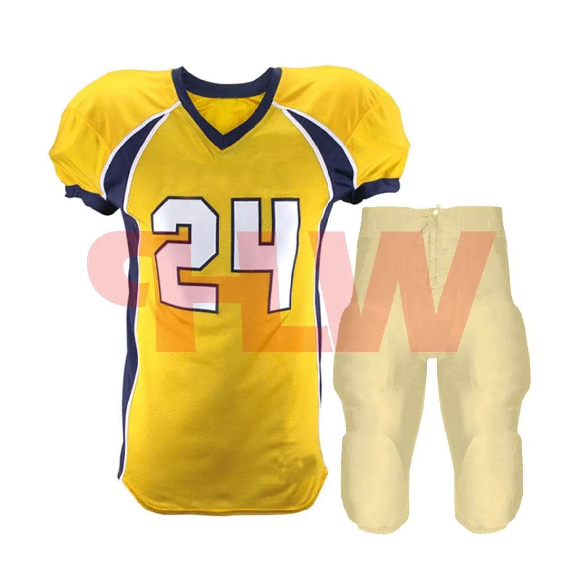 Custom Squadra di Abbigliamento Sportivo di Football Americano Jersey e Breve Completa Sublimata, Americano di Gioco Del Calcio per Giovani Americani