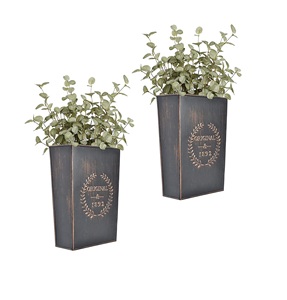 Vente chaude Design Moderne En Métal Fait À La Main Forme Sur Mesure Jardinière Murale Pour La Maison Décorative De L'exportateur Indien - Product Image 1