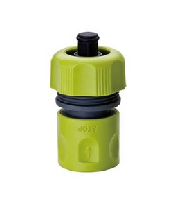 (PC-20303) Raccord rapide pour tuyau d'arrosage PECKER 3/4 "en plastique PP avec arrêt - Product Image 1