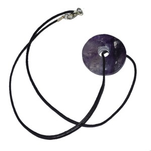 Colgante de amatista, donut, amatista, en línea - Product Image 1