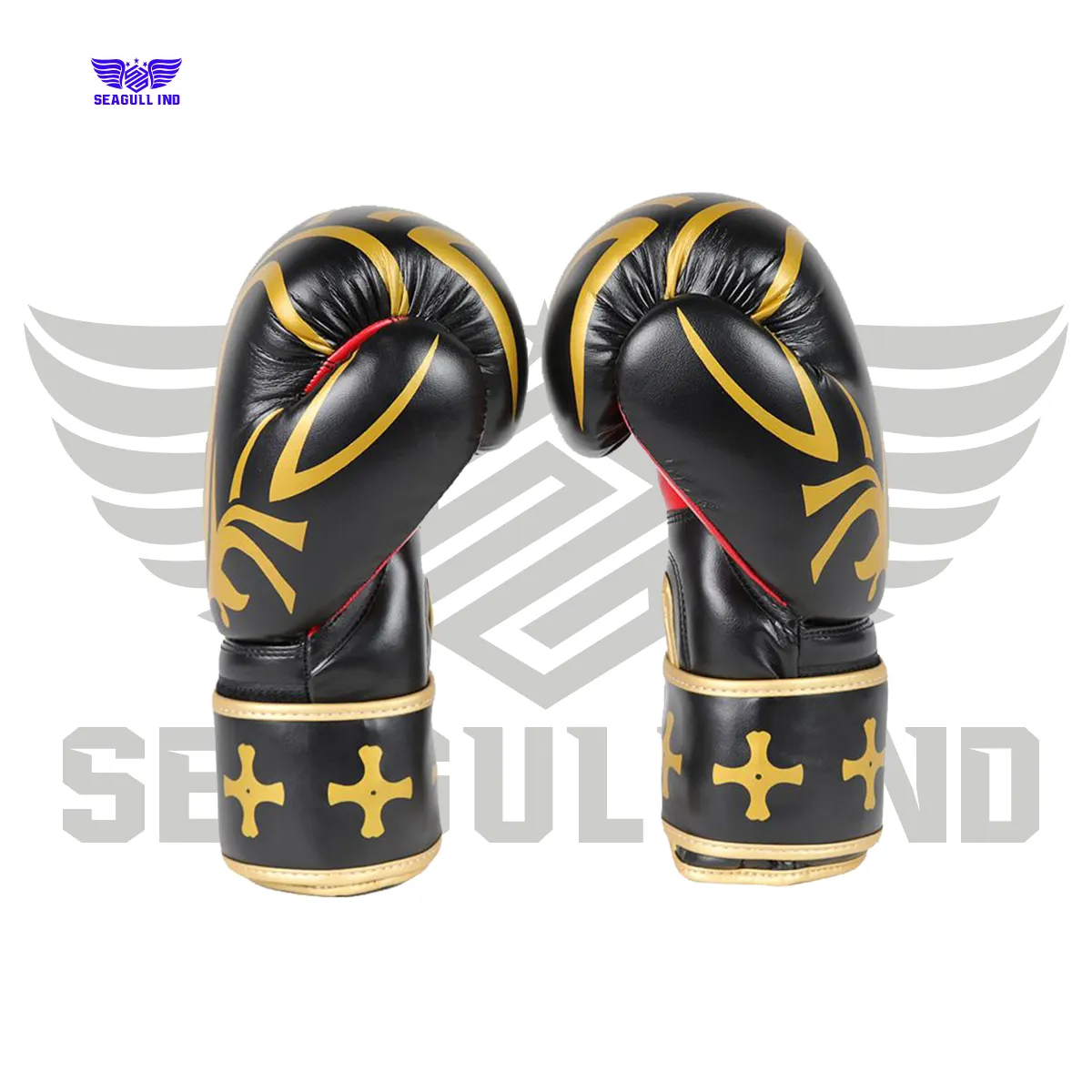 OEM Custom Made Professional Boxing Training Gloves PU Leather Winning Fight Boxing Gloves by Sports Custom Gloves