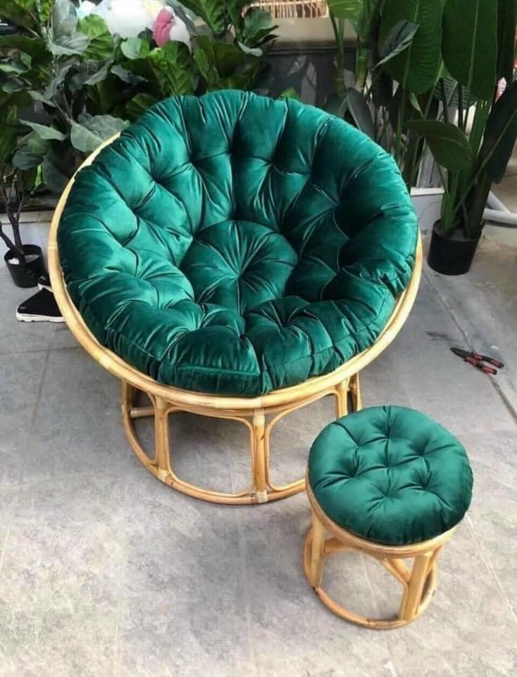 Rattan Chair Green Papasan Chair Custom Papasan Circle Chair With