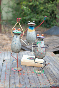 Metal <b>Birds</b> With Painted Colored Design Best Indoor <b>Decor</b> Metal Design Sculpture Colored and Painted Finishing Design - Product Image 5