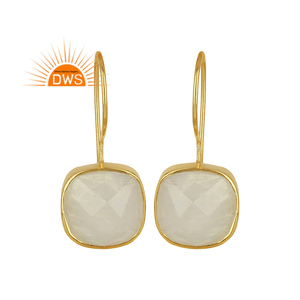 Elegent 925 Sterling Silver Natural Rainbow <b>Moon</b> Stone Gemstone Dangle <b>Earring</b> for Women Jewelry Manufacturer - Product Image 3
