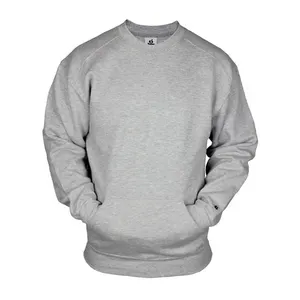 नई शैली के साथ हूडि सर्दियों 2021 फैशन सादे पुरुषों खाली crewneck sweatshirts कंगारू जेब यूनिसेक्स Sweatshirts