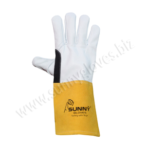 Guantes de soldadura de cuero de vaca, piel de cabra, tig, argón - Product Image 1