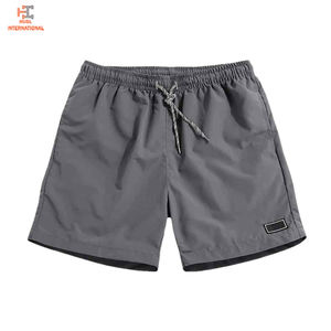 <b>Men's</b> Custom Summer Casual Cotton <b>Shorts</b> Reflective Solid with Fitness Cargo Style and Pattern Decoration for Beach Wear - Product Image 3