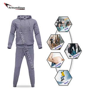 Vêtements de sport écologiques deux pièces pour hommes, vêtements de sport pour l'entraînement et le fitness, ensemble de survêtements imprimés d'hiver, options de taille plus disponibles - Product Image 3