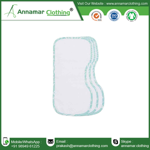 Tela para eructar de muselina para bebé certificada GOTS 100%, babero de gasa de algodón de muselina orgánica, tela para eructar, logotipo y etiqueta personalizados - Product Image 5