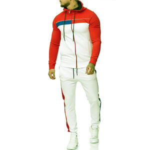 Conjunto de chándal con capucha y pantalones con cremallera de lana de poliéster personalizado Unisex Casual Sports Winter Athletic International - Product Image 6