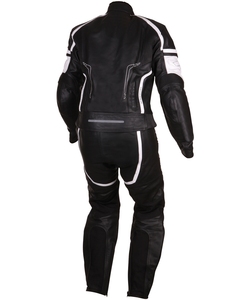 Combinaison de course de moto en cuir de vache de haute qualité équipement de moto durable vestes de course en cuir en gros pour les coureurs - Product Image 2
