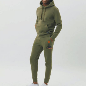 Survêtement Muscle Fit de qualité pour hommes avec logo Plus Size Option respirant Jogger Sweat Suit Vêtements de sport ajustés - Product Image 6