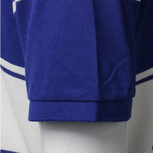 เสื้อกอล์ฟลายทางขายส่ง รับสั่งพิมพ์ลาย ผ้าถักกันยับ สวมใส่สบาย ระบายอากาศได้ดี โพลีเอสเตอร์ ทรงเข้ารูป - Product Image 3