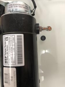 Moteur à balais MSP 350W 24V CC 2 pôles 5100 tr/min Remplacement pour scooter de mobilité Shoprider 888/888NR Fabriqué à Taïwan Construction métallique - Product Image 5