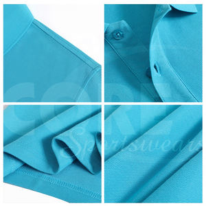 Nouveaux vêtements à la mode à bas prix 100% coton hommes qualité supérieure vêtements de course polo - Product Image 5