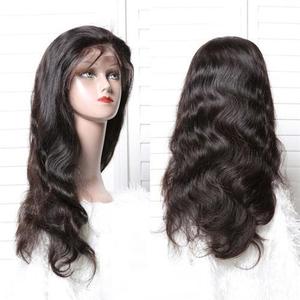 Perruque avant en dentelle sans colle de cheveux bruts vierges brésiliens de qualité 8A 24 pouces vague de corps 180% densité dentelle brute non traitée - Product Image 5