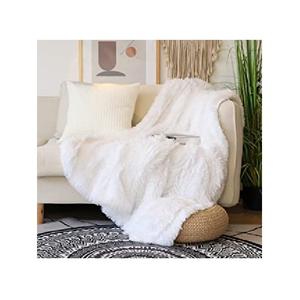 Chevron Cream Color 100% Organic Cotton GOTS Certified Throws - Product Image 4