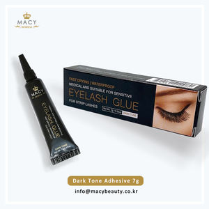 Macy-pegamento no tóxico para pestañas, adhesivo de tono oscuro, tubo tipo Corea, tira de pestañas - Product Image 3