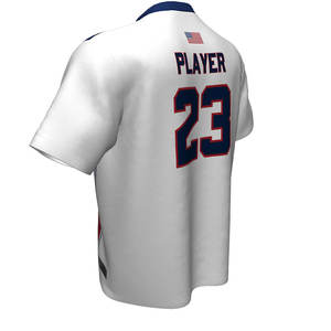 100% polyester sublimation printing and embroidered custom fan promotional embroidery baseball jerseys - Product Image 4