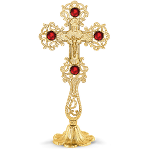 Croix murale islamique en laiton gravé, fournitures d'église en croix - Product Image 4