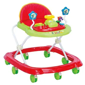 Promotes development Baby Walker with music light toys Folds flat adjustments height have a switch to st