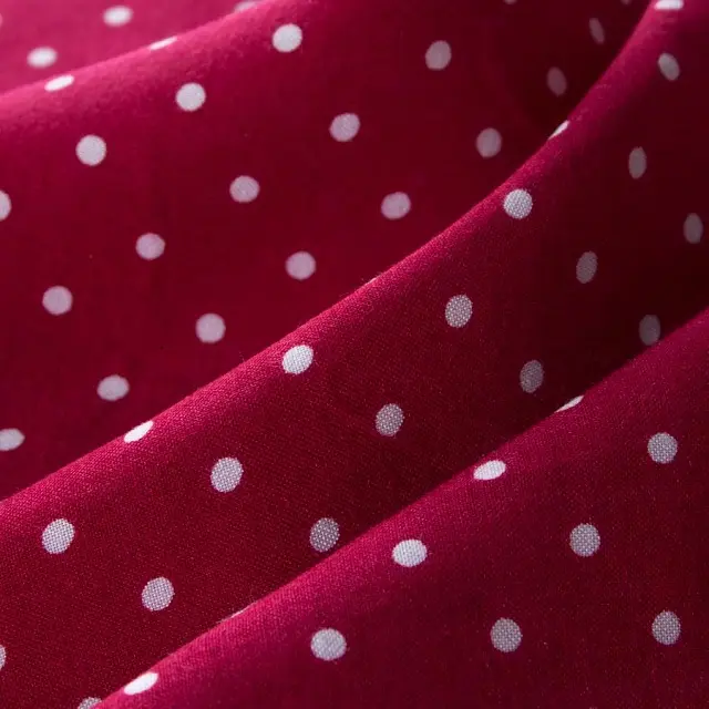 Viscose Dot Printed Fabric New Arrivals Latest Design 100% Cotton Material Bamboo Clothing Yarn Sustainable High Quality Soft