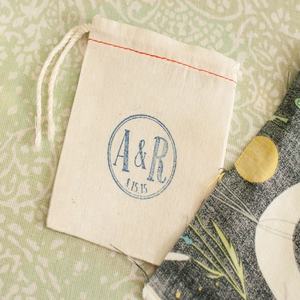 Bolsa con cordón de muselina de algodón orgánico, bolsa de muselina ecológica - Product Image 1