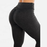 Leggings de yoga pour femmes, taille haute, effet push-up fessier, contrôle du ventre, extensibles dans les quatre sens, en Spandex/Polyester, écologiques