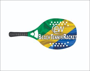 Raquettes de beach tennis avec face en fibre de carbone de 20 mm, poignée en fibre de carbone, filet en fibre de verre, poids 310-330 g, longueur 50 cm - Product Image 6