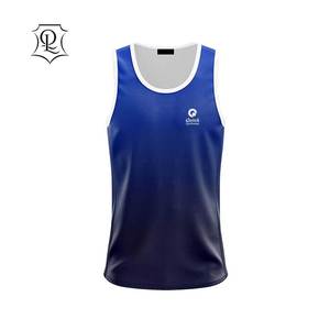 Wholesale Custom Cotton Stringer Gym <b>Vest</b> Fitness Singlet Workout Muscle <b>Bodybuilding</b> Mens Tank Top - Product Image 3