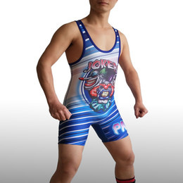 Conçu sur mesure pour hommes Taille Puls Wrestling Singlet Sublimation Imprimé Stretch Arts Martiaux Wear - Product Image 3